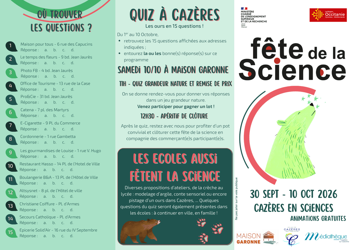 Illustration de l'événement : QUIZ À CAZÈRES