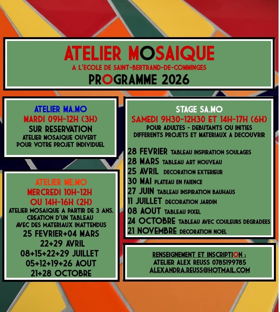 Illustration de l'événement : ATELIER MOSAÏQUE ADULTE