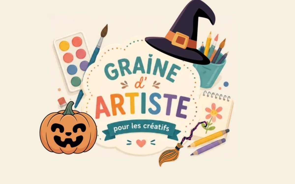 Illustration de l'événement : Graine d'artiste Halloween : Château hanté collaboratif