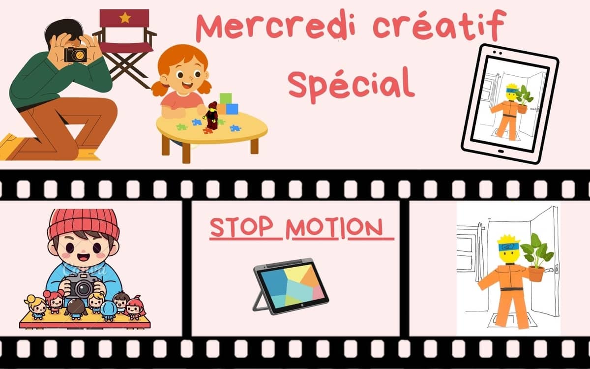 Illustration de l'événement : Mercredi créatif : stop motion - Mordus du manga 2026