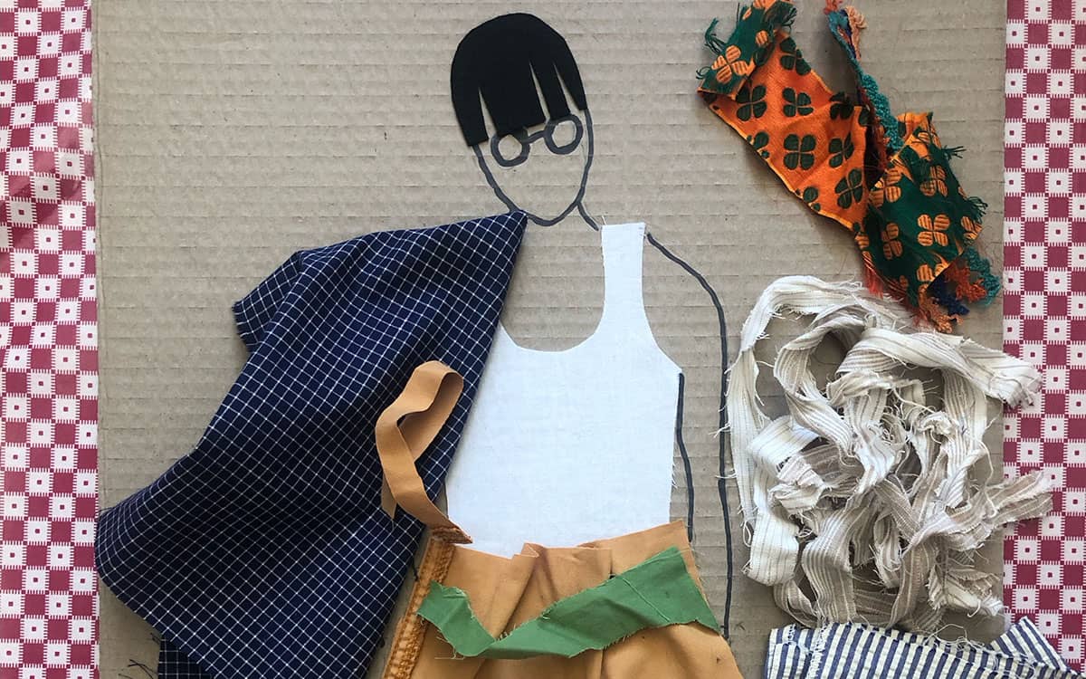 Illustration de l'événement : Styliste en herbe : atelier textile en famille autour de l'exposition « L’étoffe de l’artiste »