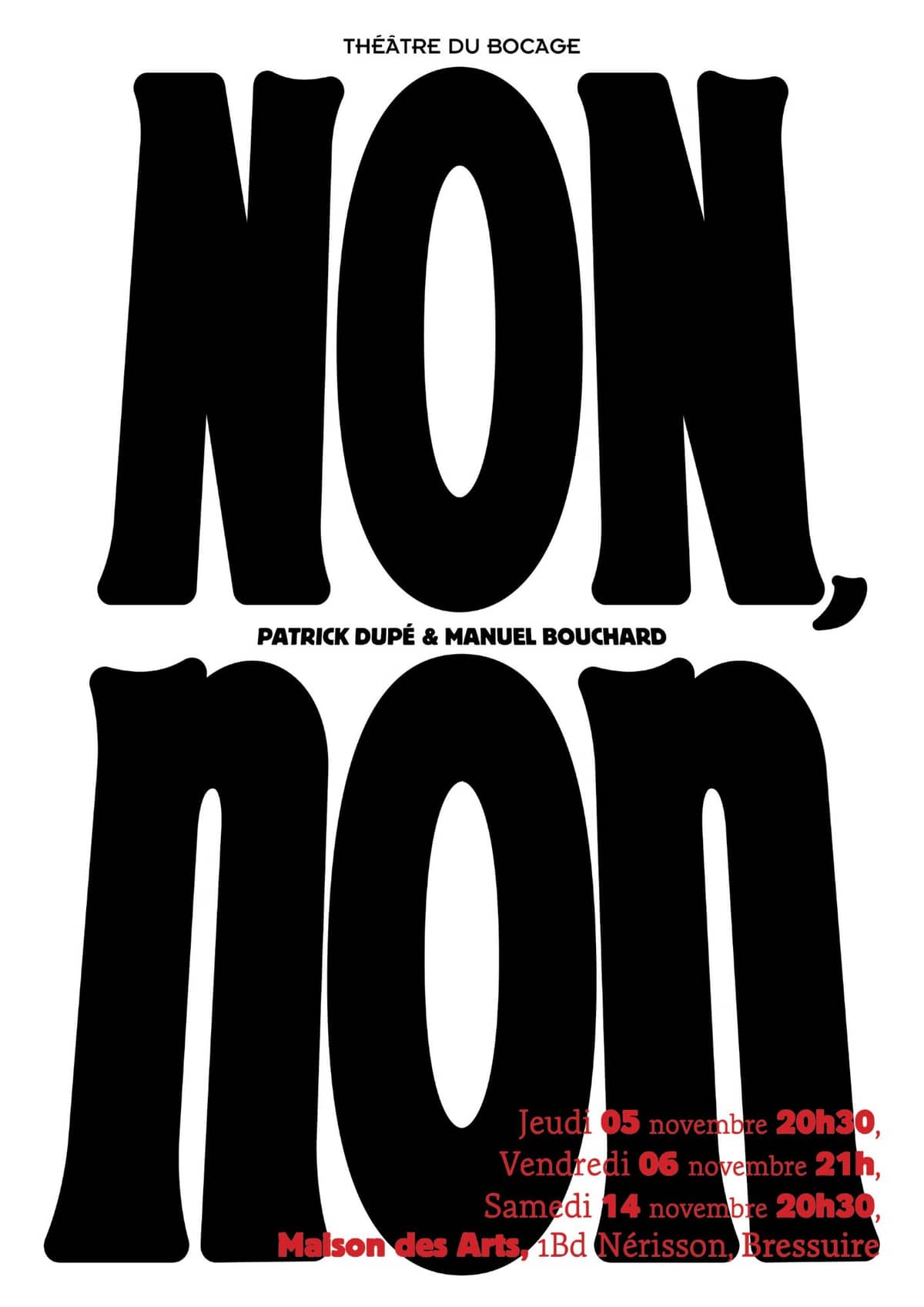 Illustration de l'événement : Théâtre - NON, non