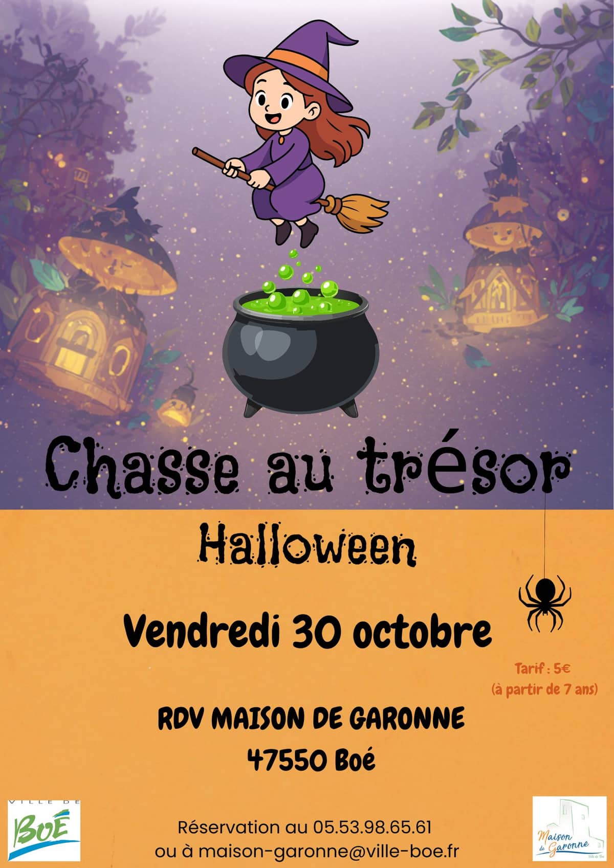 Illustration de l'événement : Chasse au trésor d’Halloween - jeune public