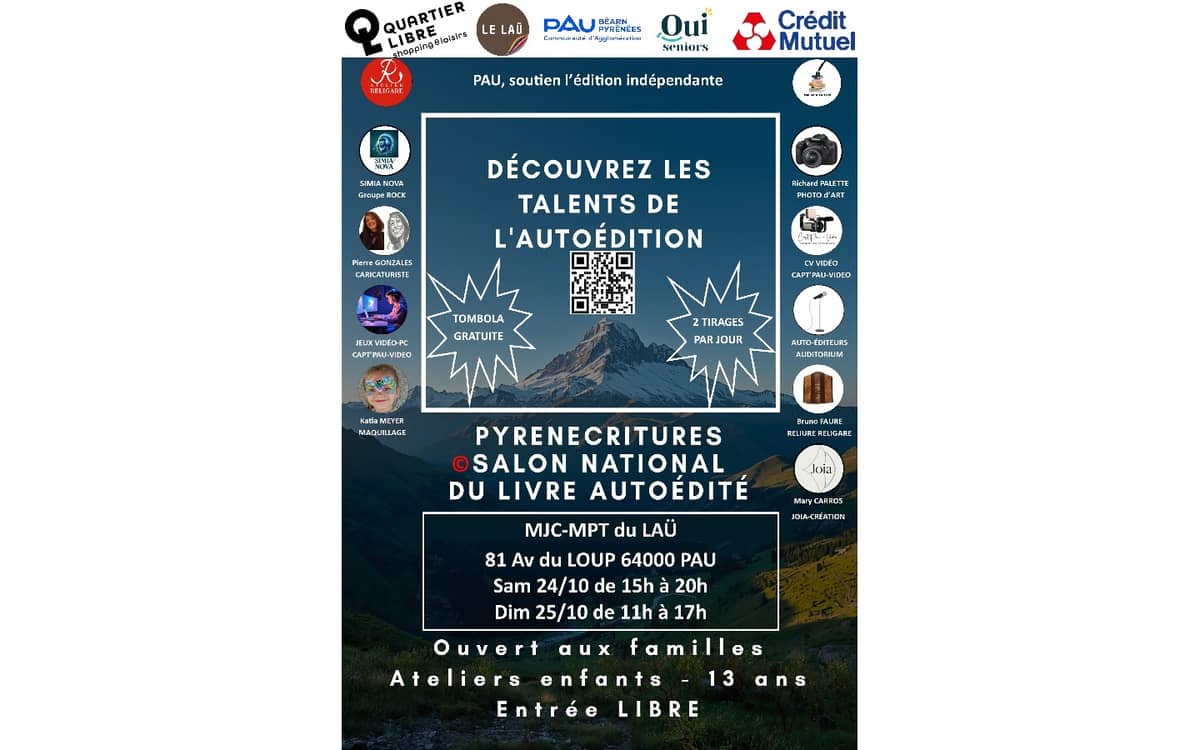 Illustration de l'événement : Salon du Livre autoédité PYRENECRITURES