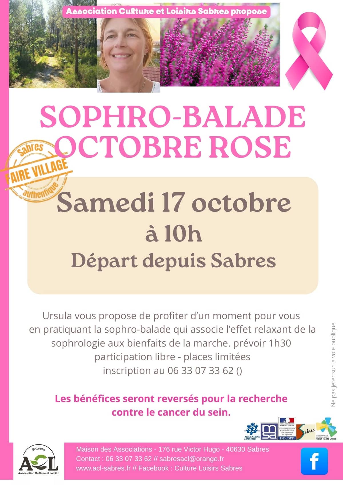 Illustration de l'événement : Sophro-balade octobre rose
