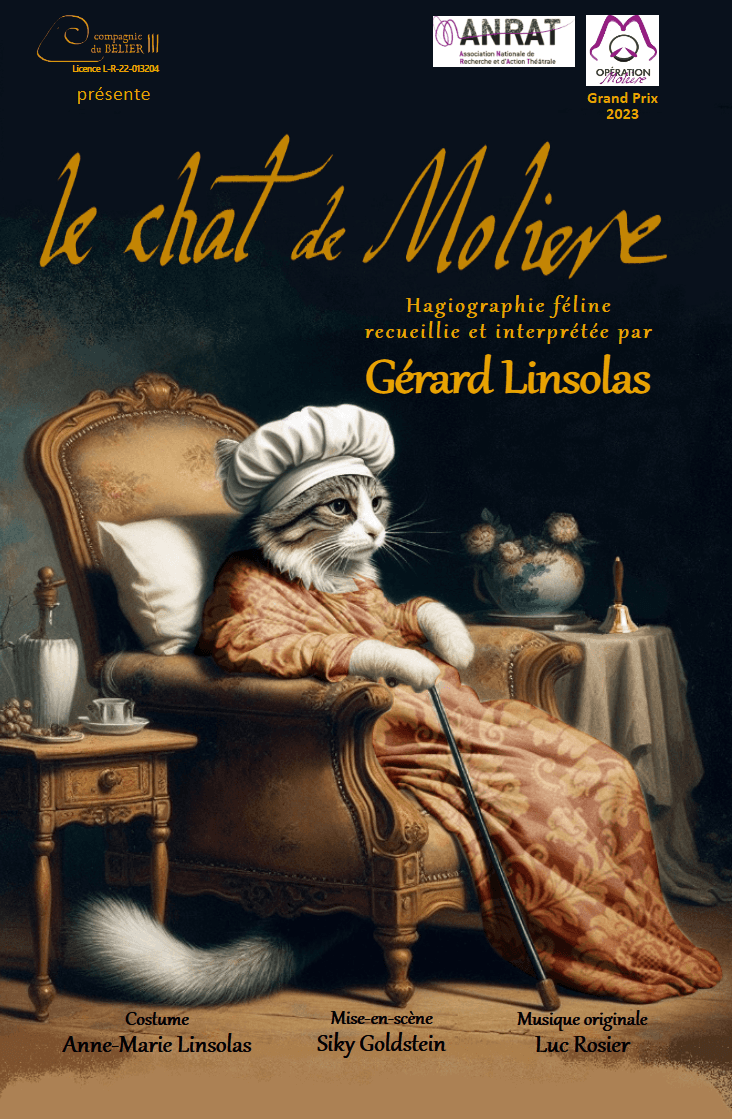 Illustration de l'événement : Le chat de Molière, de et avec Gérard Linsolas