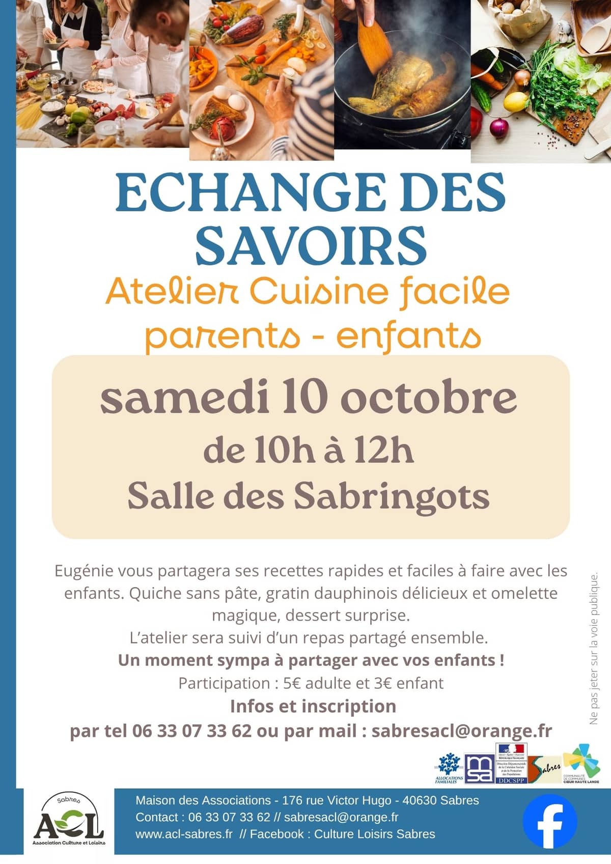 Illustration de l'événement : Echange des savoirs : cuisine facile parents-enfants