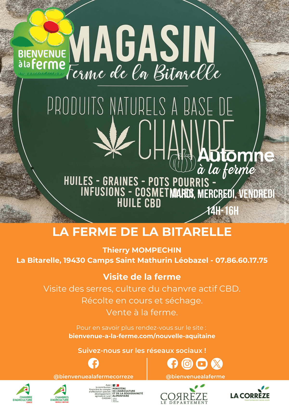 Illustration de l'événement : Automne à la Ferme - La Ferme de la Bitarelle