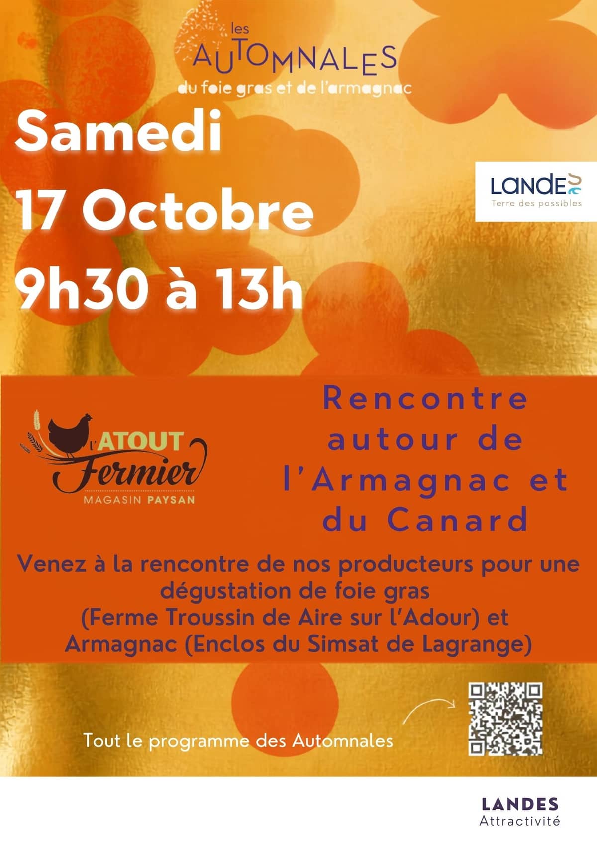 Illustration de l'événement : Rencontre autour de l'Armagnac et du Canard