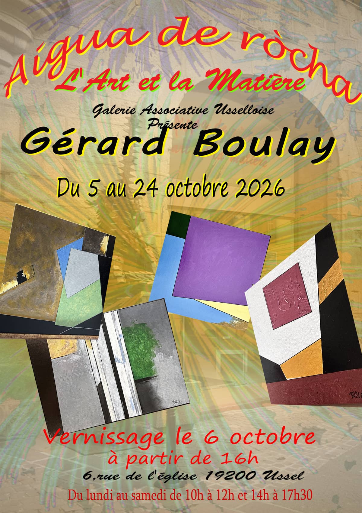 Illustration de l'événement : Exposition Gérard Boulay