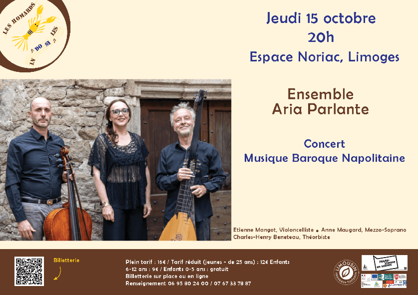 Illustration de l'événement : Ensemble Aria Parlante : musique baroque napolitaine