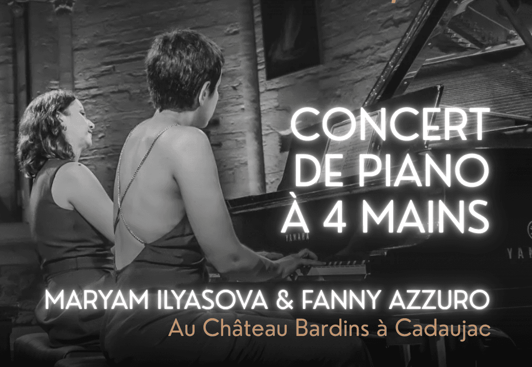 Illustration de l'événement : Concert-dégustation : Piano à 4 mains