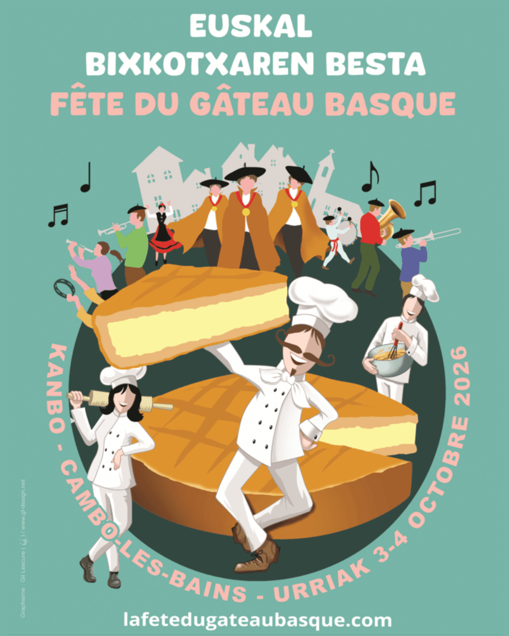Illustration de l'événement : 23ème édition de la fête du Gâteau basque et 17ème chapitre de la confrérie
