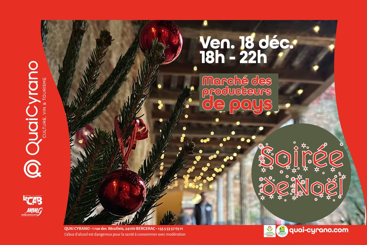 Illustration de l'événement : Marché gourmand & soirée de Noël