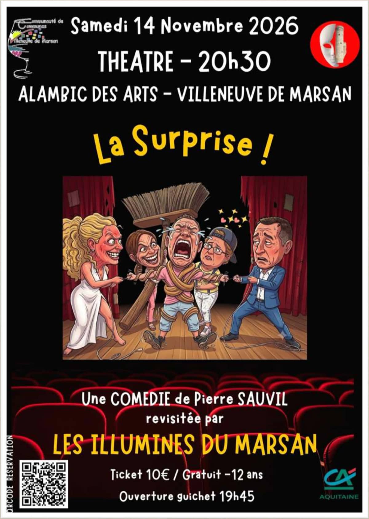 Illustration de l'événement : Théâtre : La Surprise !
