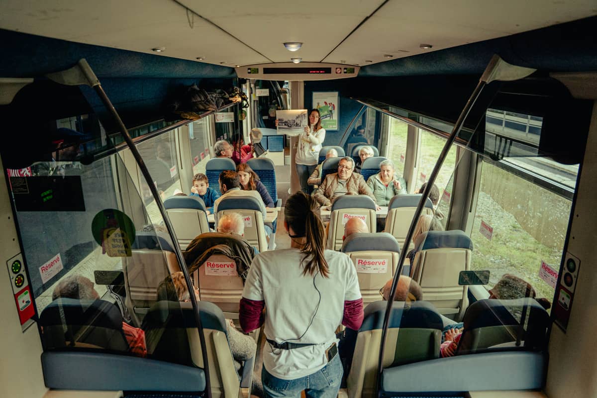 Illustration de l'événement : Visite en train d'Ussel à Montaignac sur Doustre