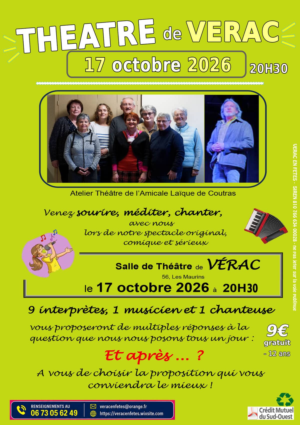 Illustration de l'événement : Théâtre - Et après...?