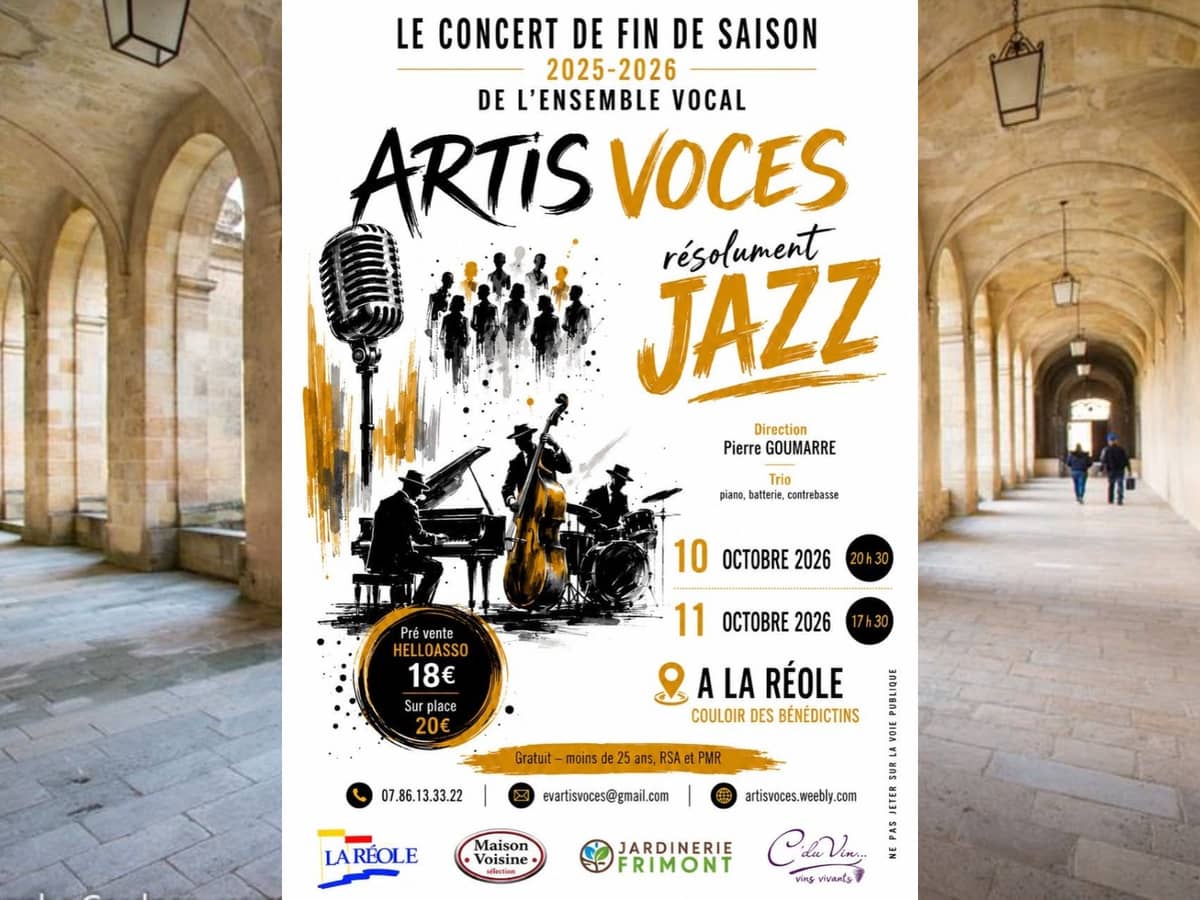 Illustration de l'événement : Concert de fin d'année : Artis Voces - Jazz