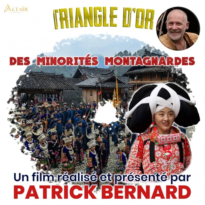 Illustration de l'événement : Ciné conférence exploration voyage : TRIANGLE D'OR Les minorités montagnardes - les Humanités arc-en-ciel