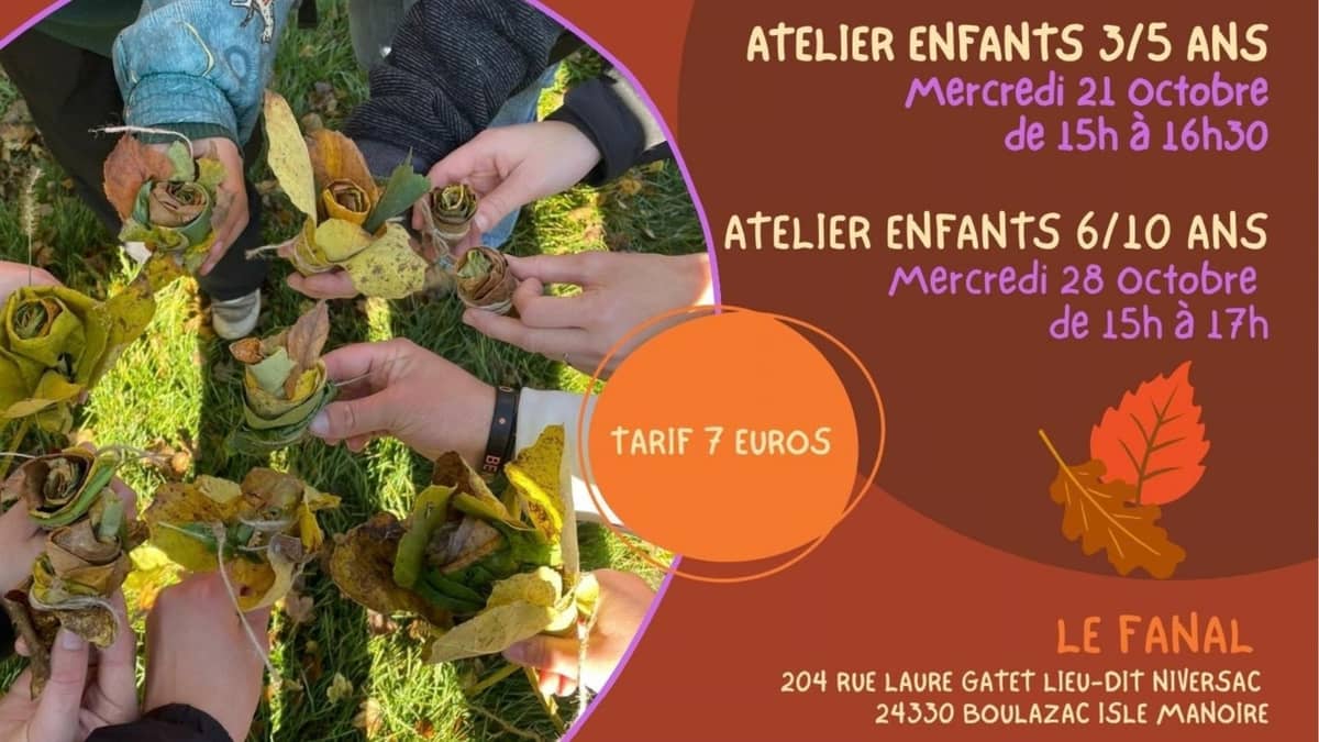 Illustration de l'événement : Atelier enfant Nature, Vive l'automne, sa biodiversité et son terroir