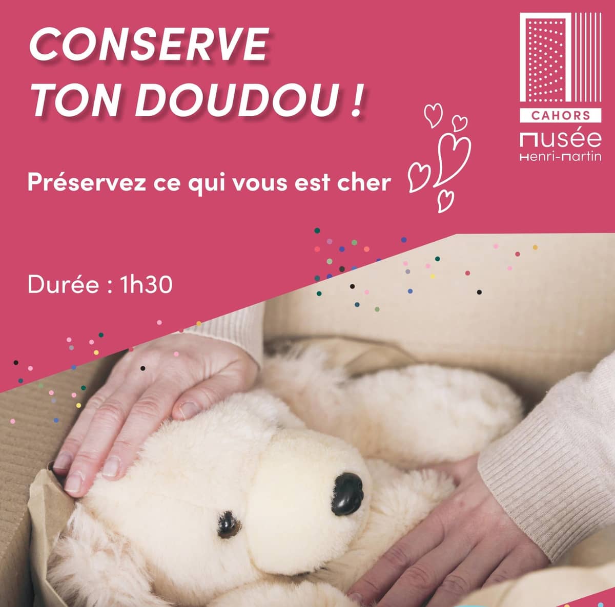 Illustration de l'événement : Conserve ton doudou : visite créative en famille 6-10 ans au Musée Henri Martin