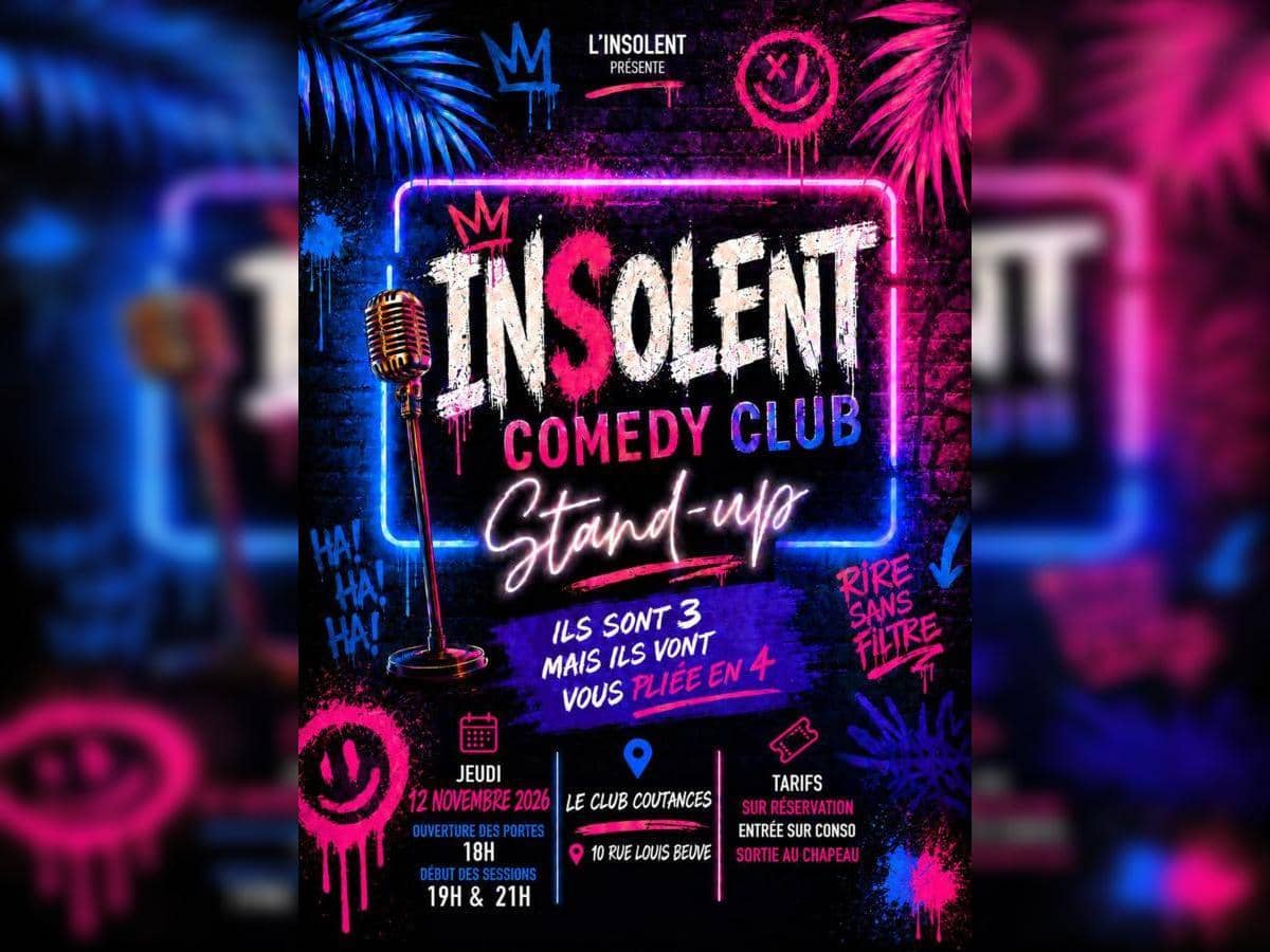 Illustration de l'événement : Stand-up : Insolent Comedy Club