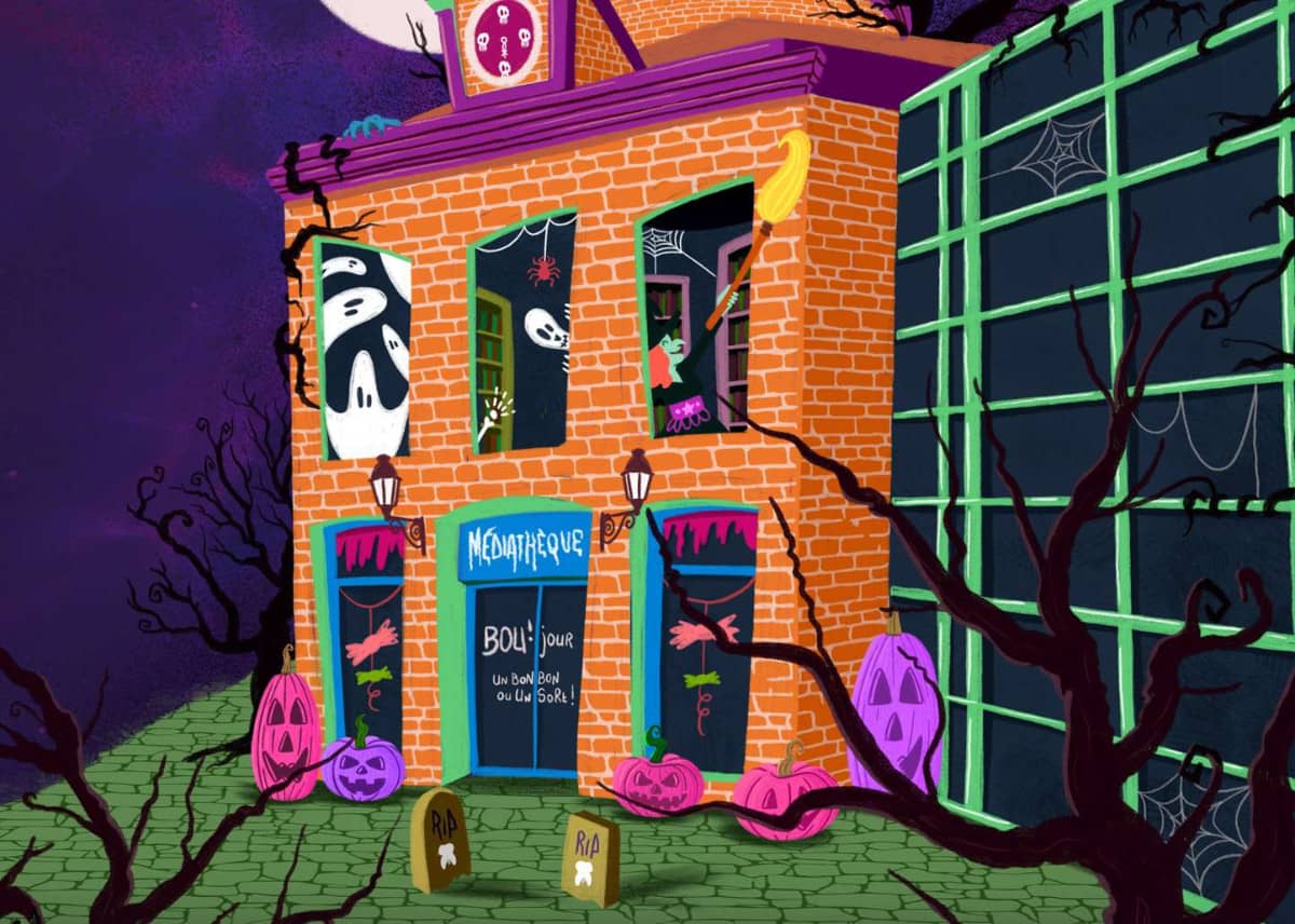 Illustration de l'événement : Les Journées Halloween à la médiathèque - Ateliers créatifs