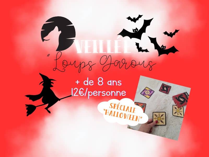 Illustration de l'événement : Veillée loups-garous +8 ans (spéciale Halloween)