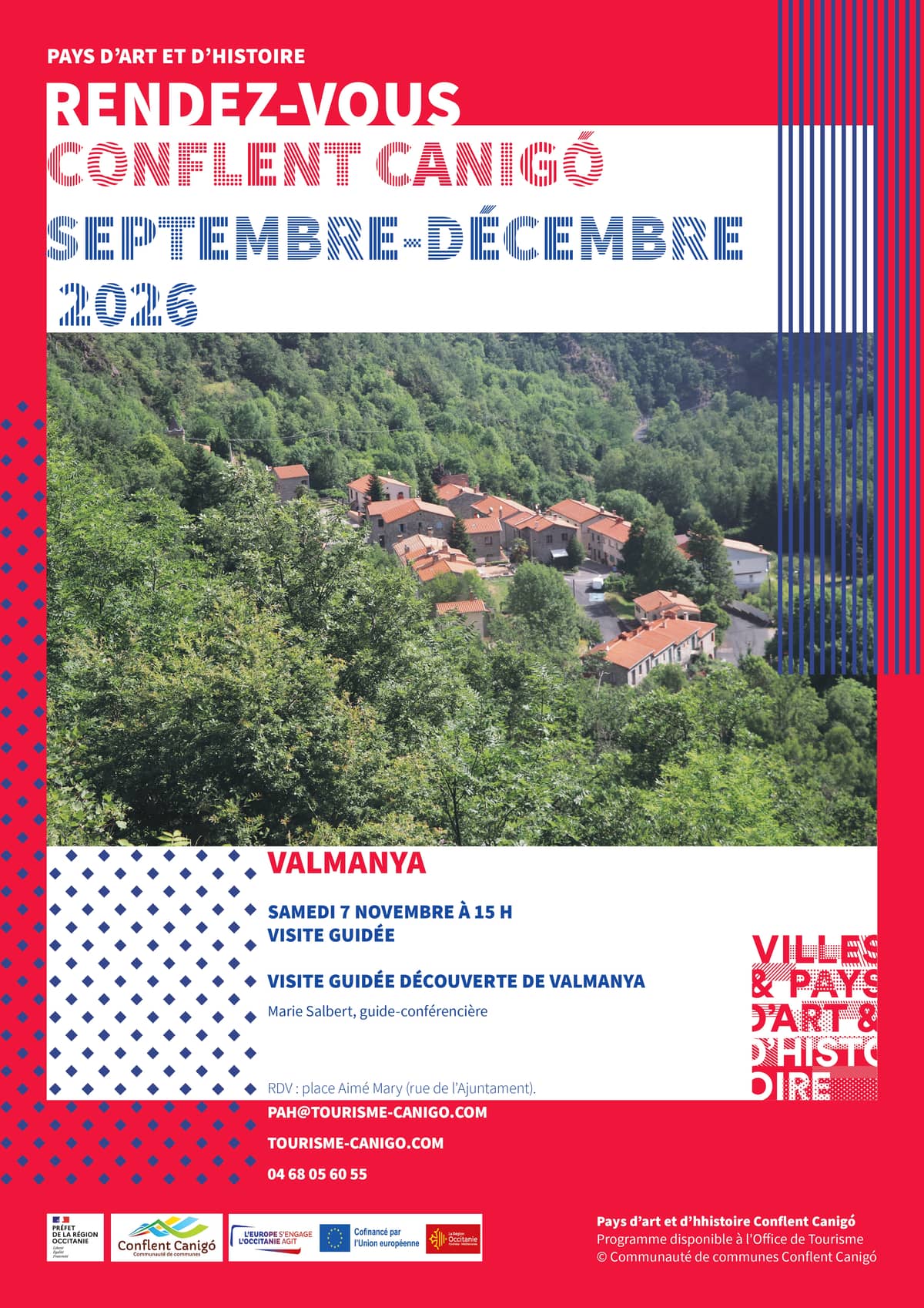 Illustration de l'événement : RENDEZ-VOUS DU PAYS D'ART ET D'HISTOIRE VISITE GUIDÉE - DÉCOUVERTE DE VALMANYA