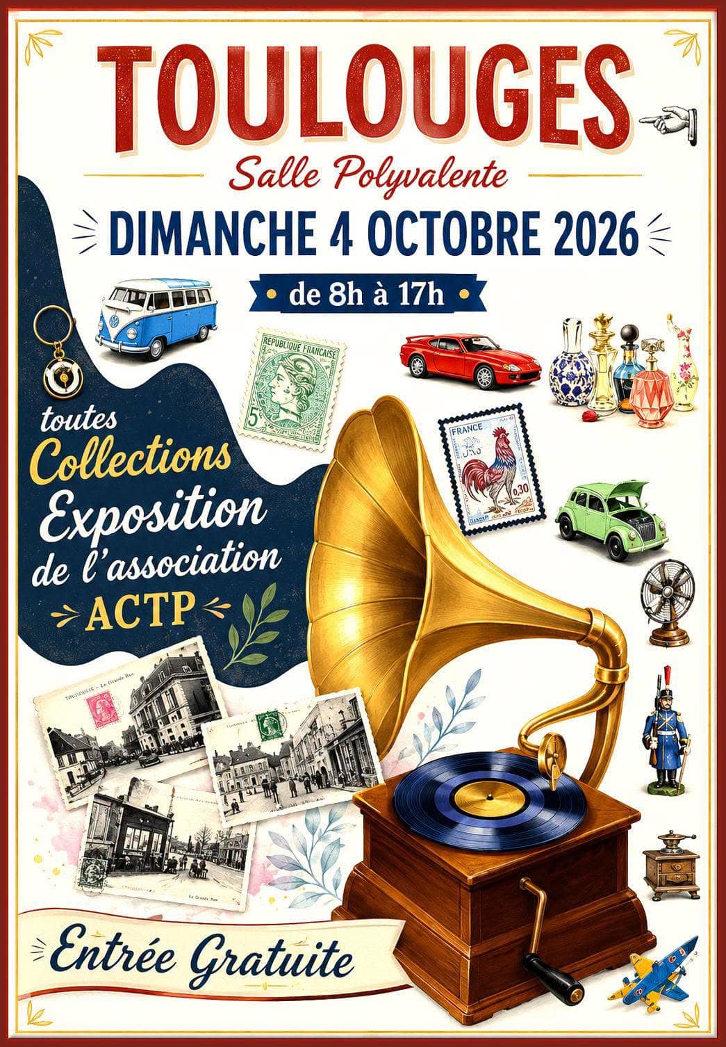 Illustration de l'événement : 26E EXPOSITION DES COLLECTIONNEURS : À VOS CURIOSITÉS !