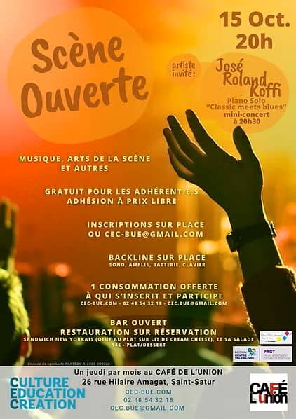 Illustration de l'événement : [SCÈNE OUVERTE] José Roland Koffi