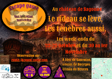 Illustration de l'événement : Escape Game "Une invitation inattendue" au Château de Sagonne