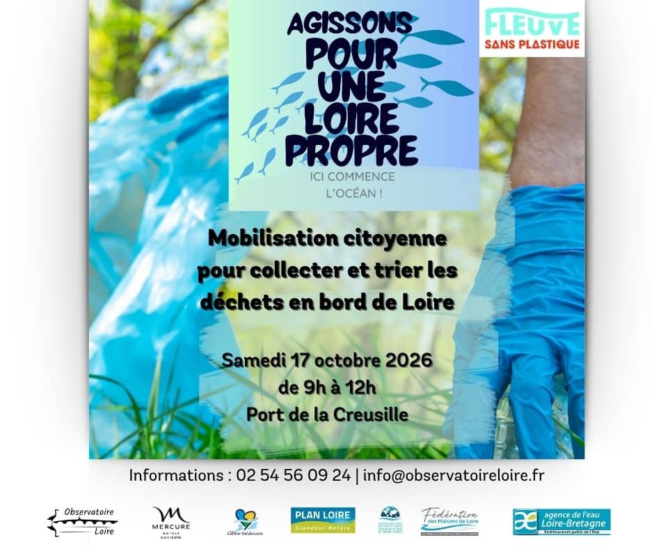 Illustration de l'événement : Agissons pour une Loire propre avec l'Observatoire Loire