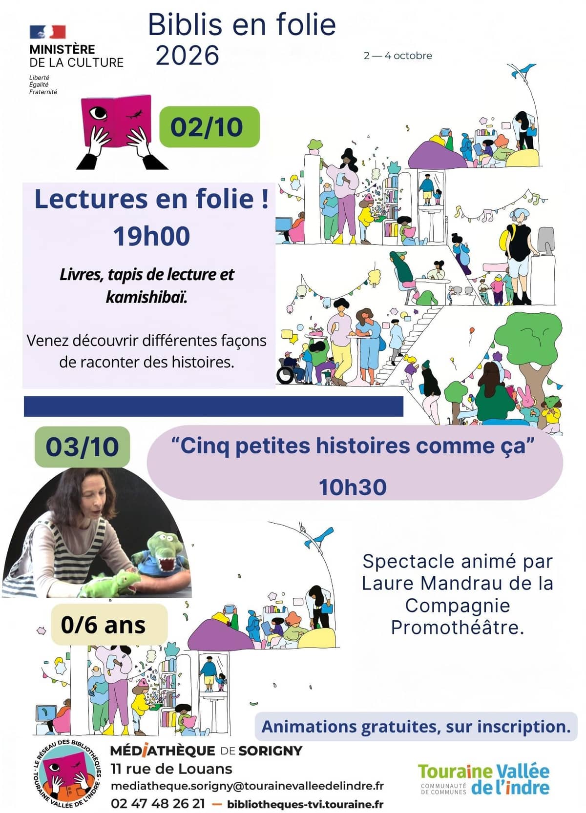 Illustration de l'événement : Cinq petites histoires comme ça