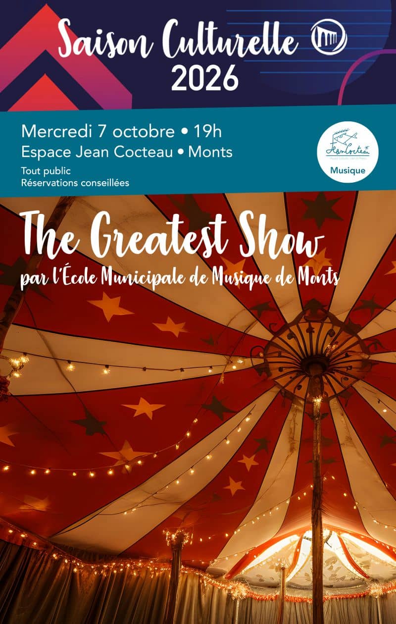 Illustration de l'événement : The Greatest Show par l'École Municipale de Musique