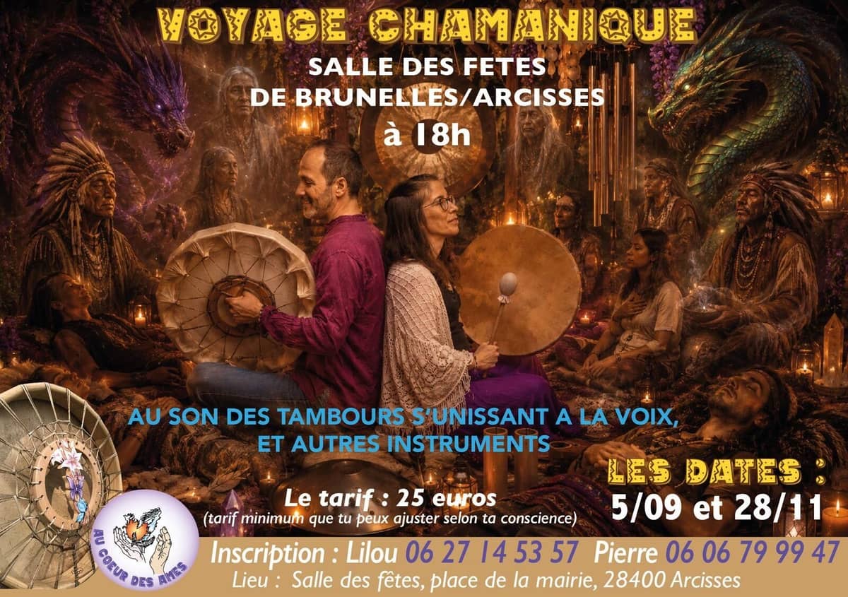 Illustration de l'événement : Voyage Chamanique au Coeur des Âmes