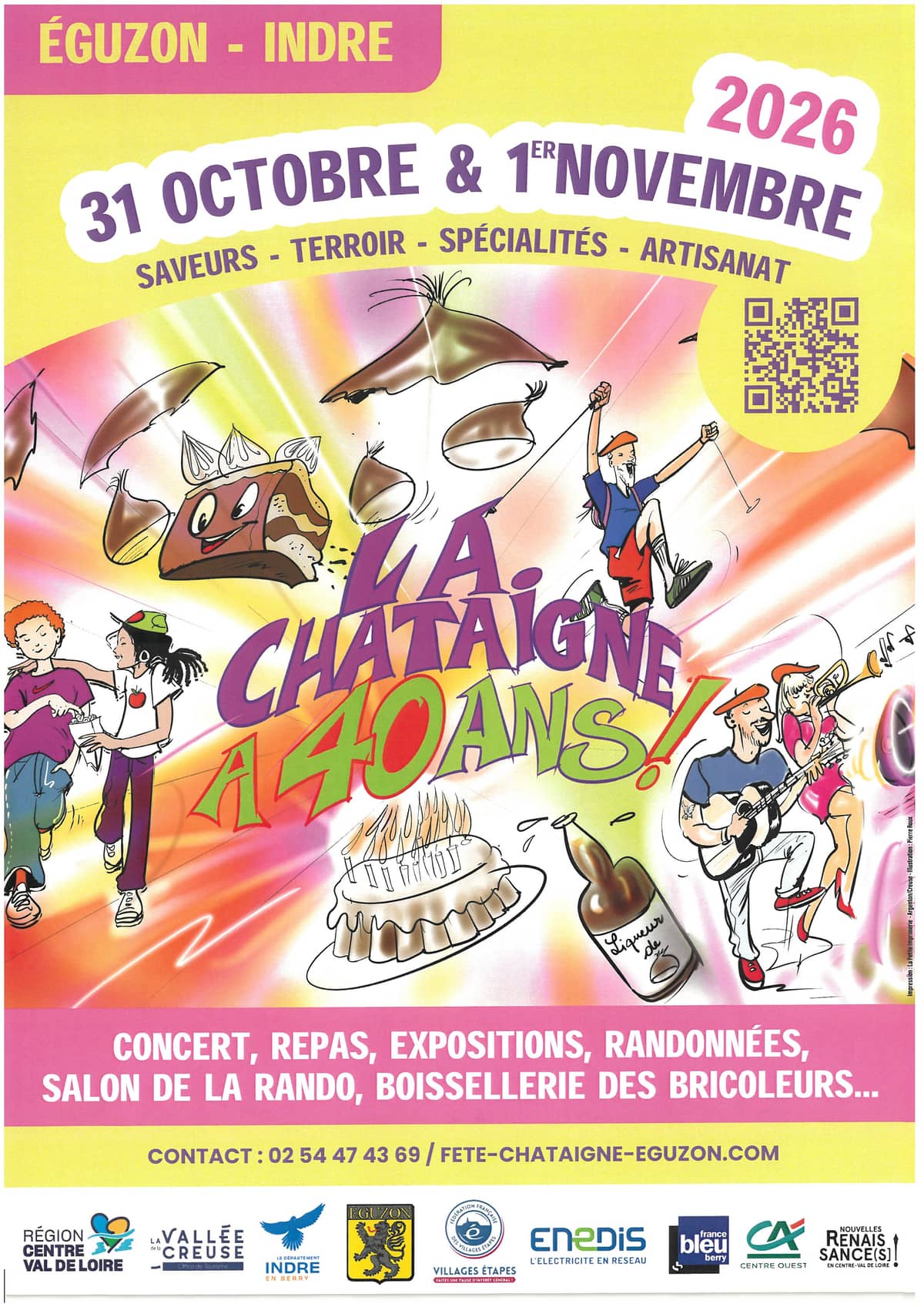 Illustration de l'événement : 40ème Fête de la châtaigne d'Éguzon