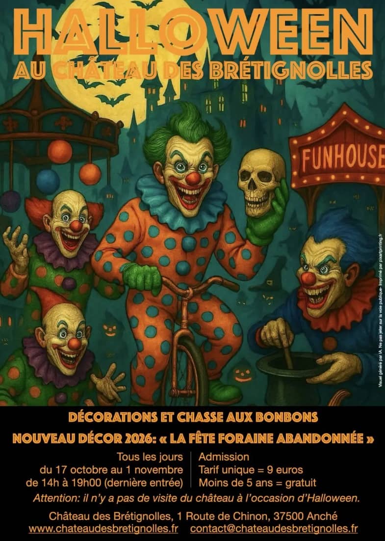 Illustration de l'événement : Halloween au Château des Brétignolles
