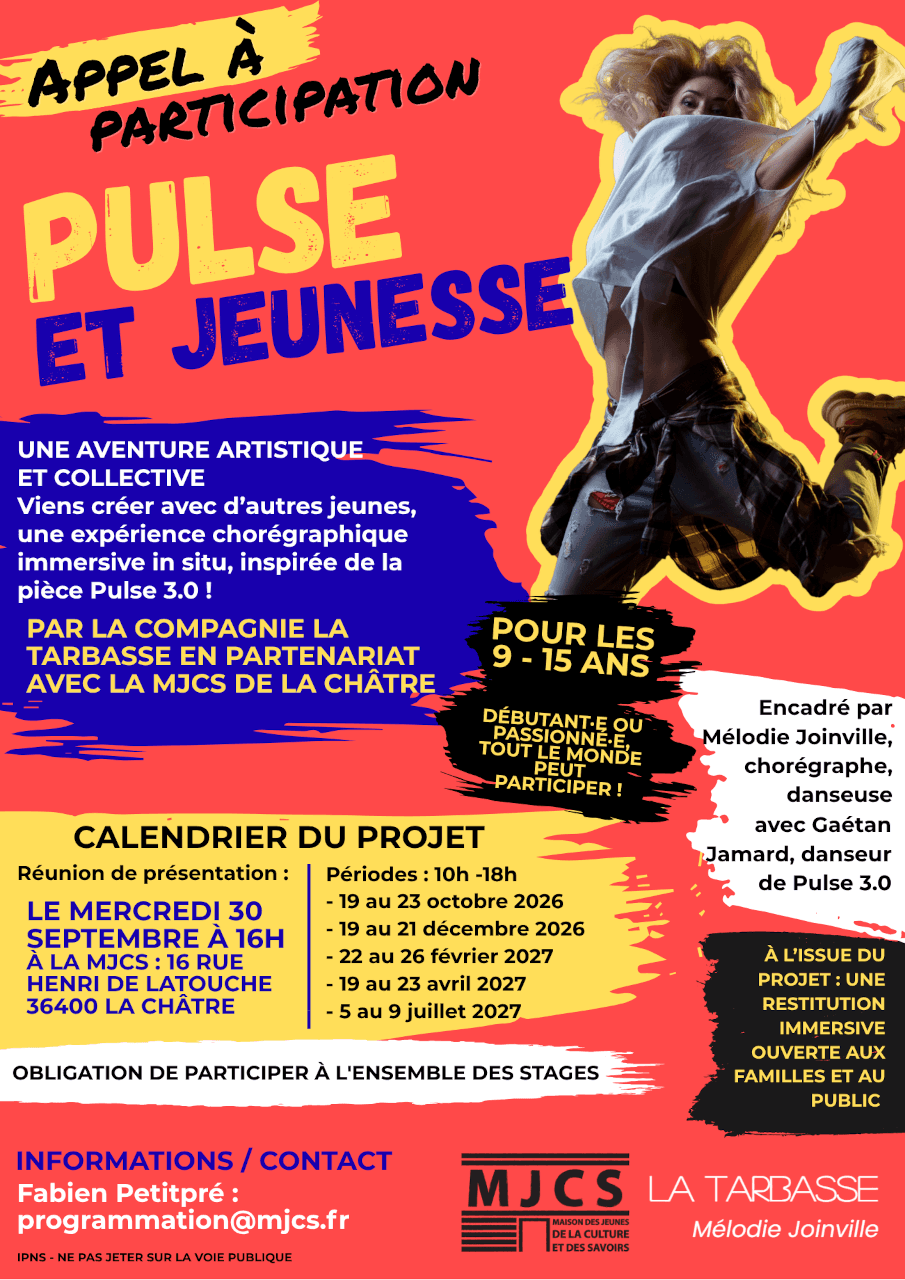 Illustration de l'événement : Stage création dansée pulse et jeunesse