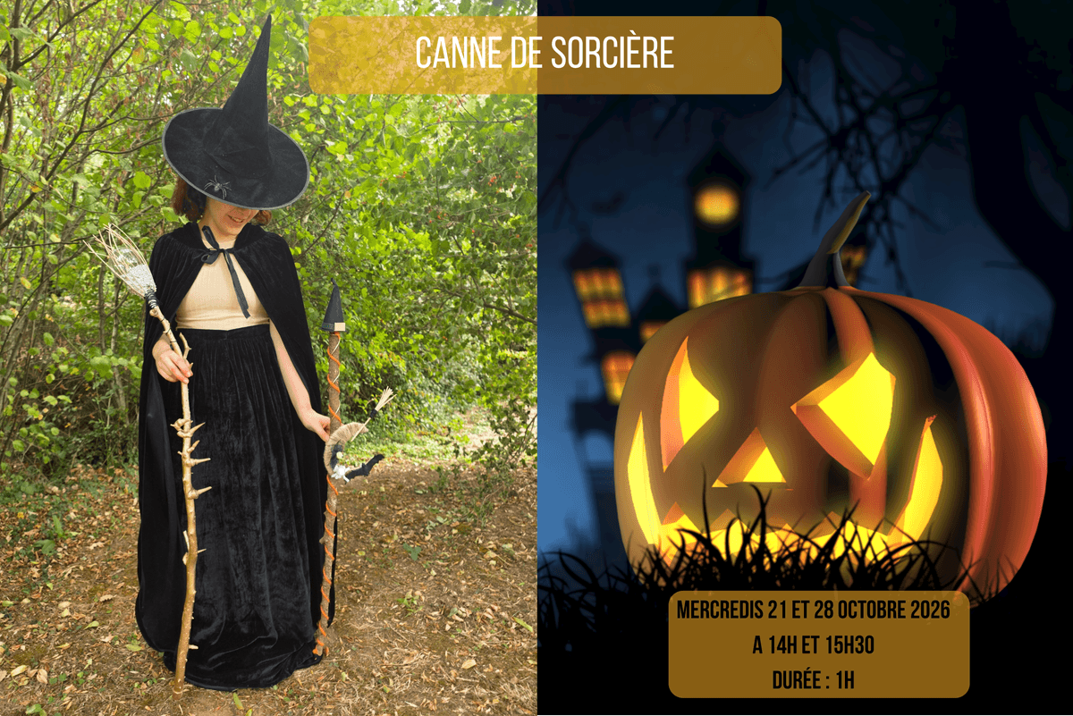 Illustration de l'événement : Atelier créatif : canne de sorcière
