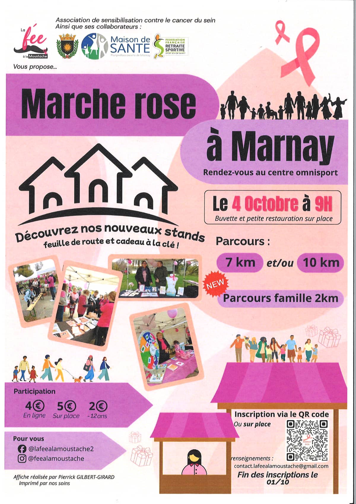 Illustration de l'événement : Marche Rose à Marnay