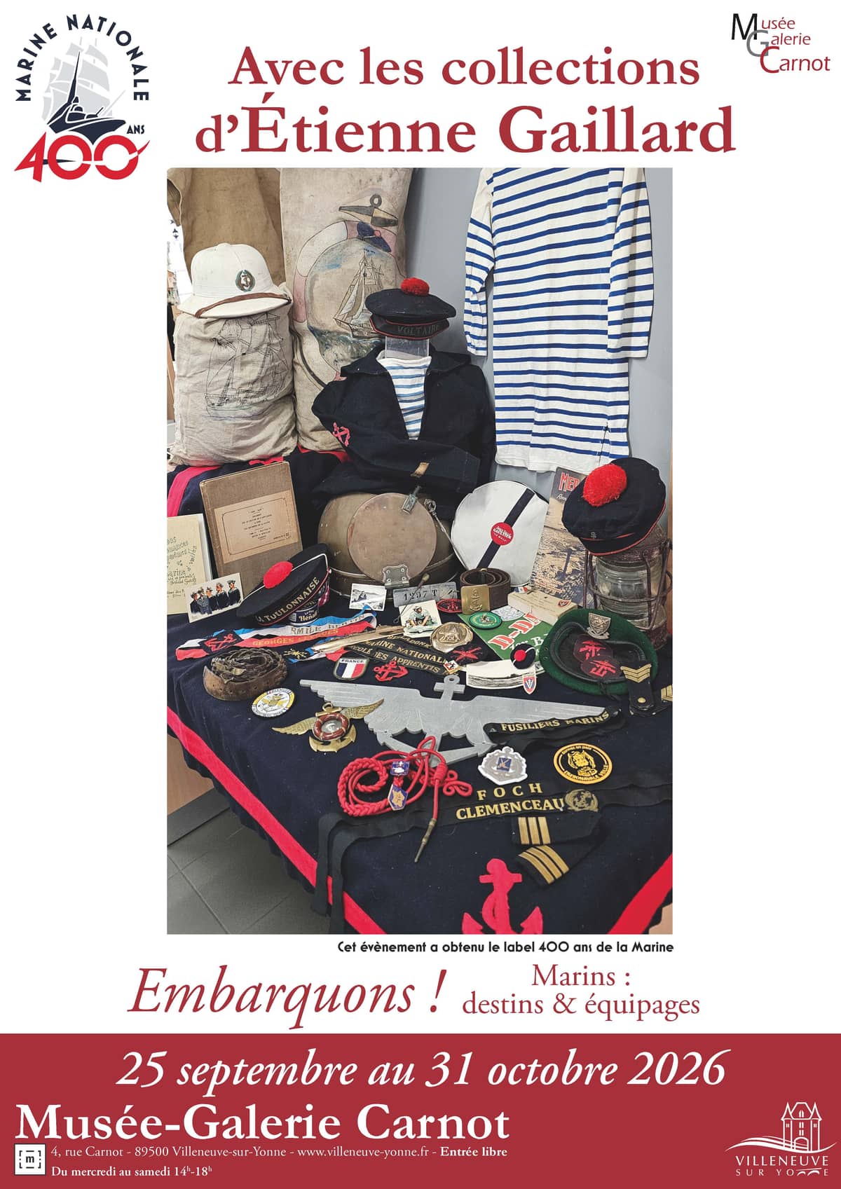 Illustration de l'événement : Embarquons ! Marins : destins & équipages 400 ans de la Marine nationale