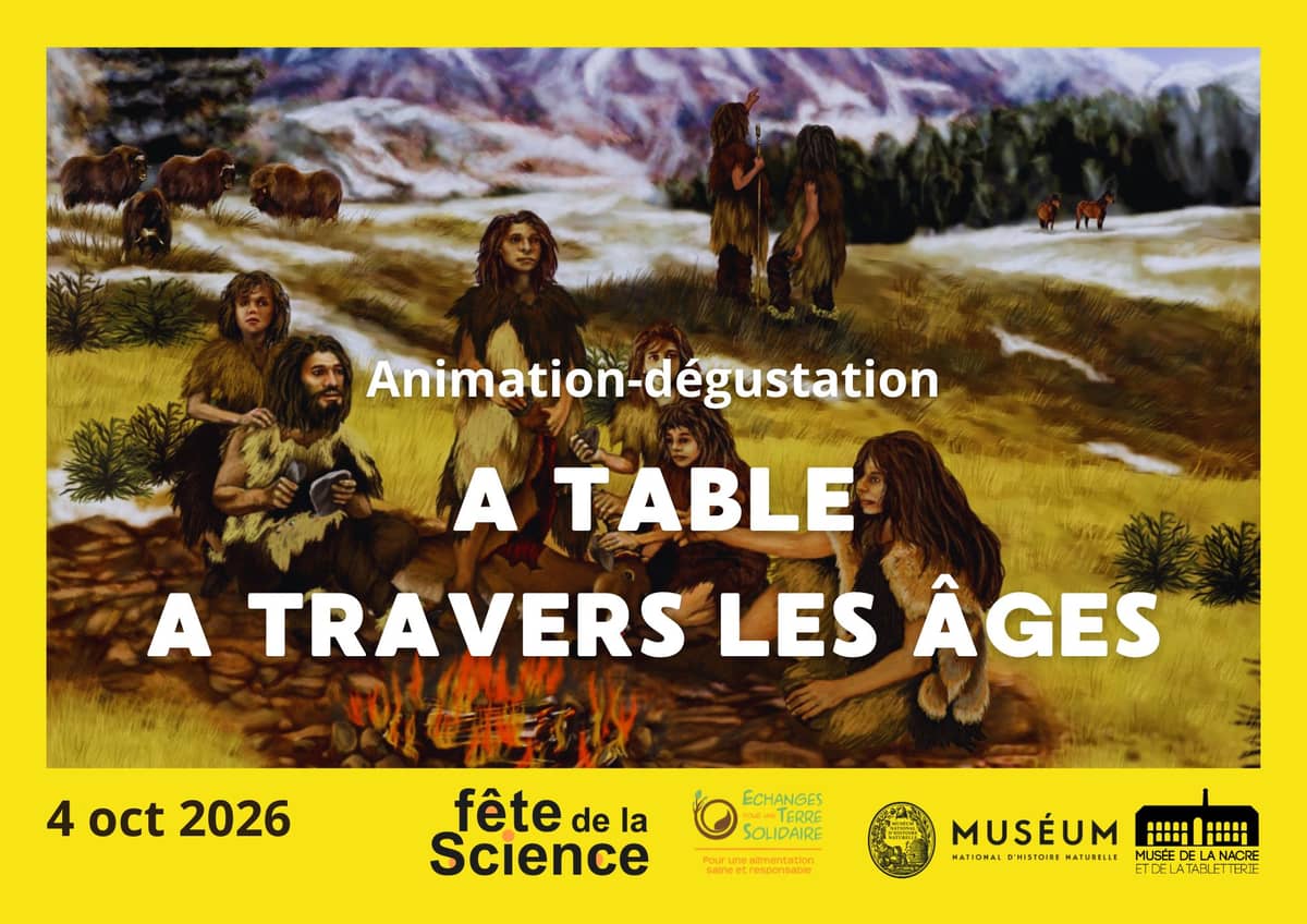 Illustration de l'événement : [FETE DE LA SCIENCE 2026] Animation/dégustation - « A table à travers les âges »