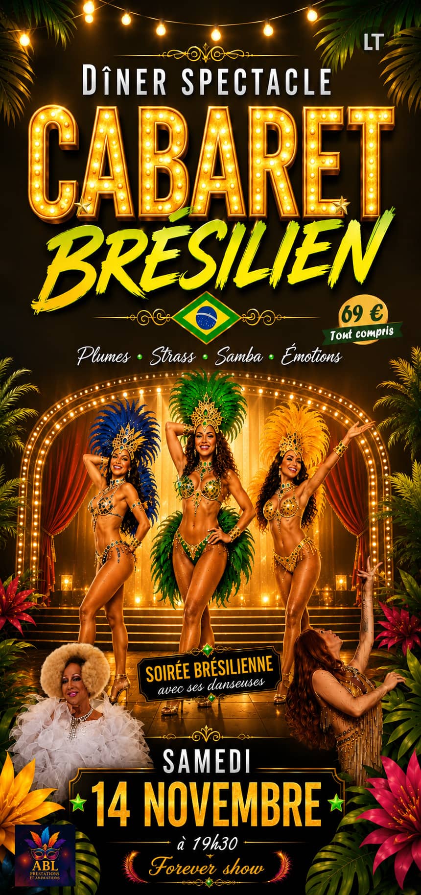 Illustration de l'événement : CABARET BRÉSILIEN
