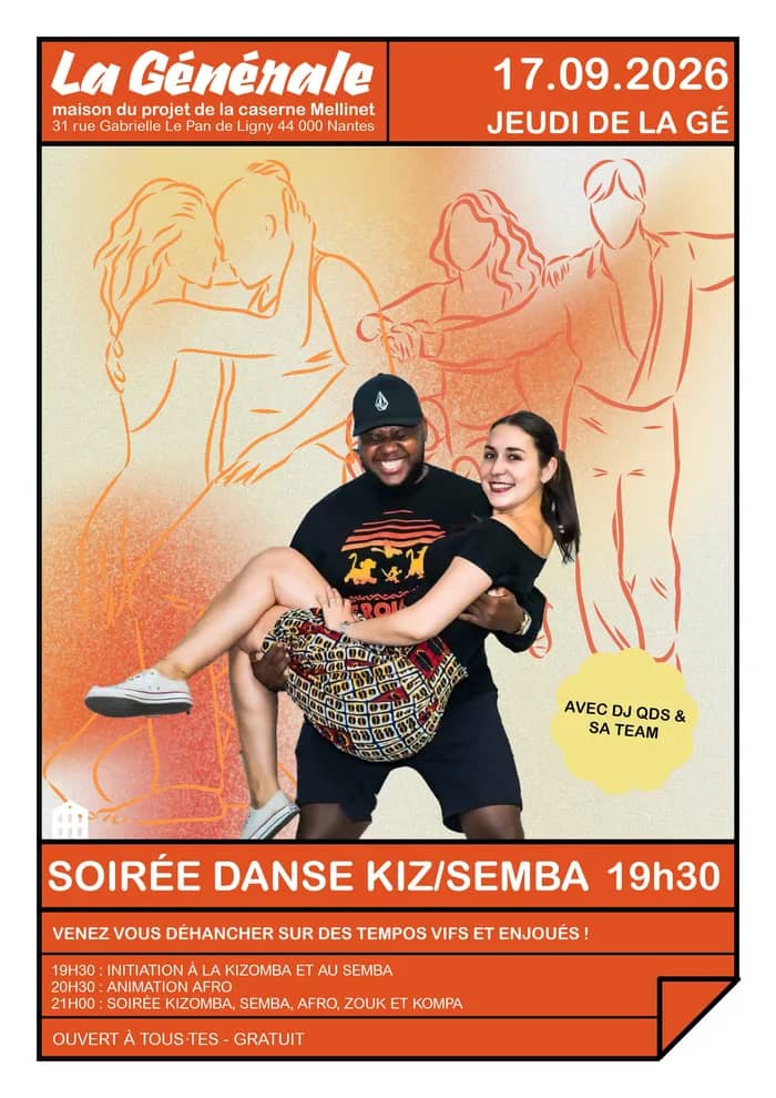 Illustration de l'événement : Soirée danse kizomba/semba