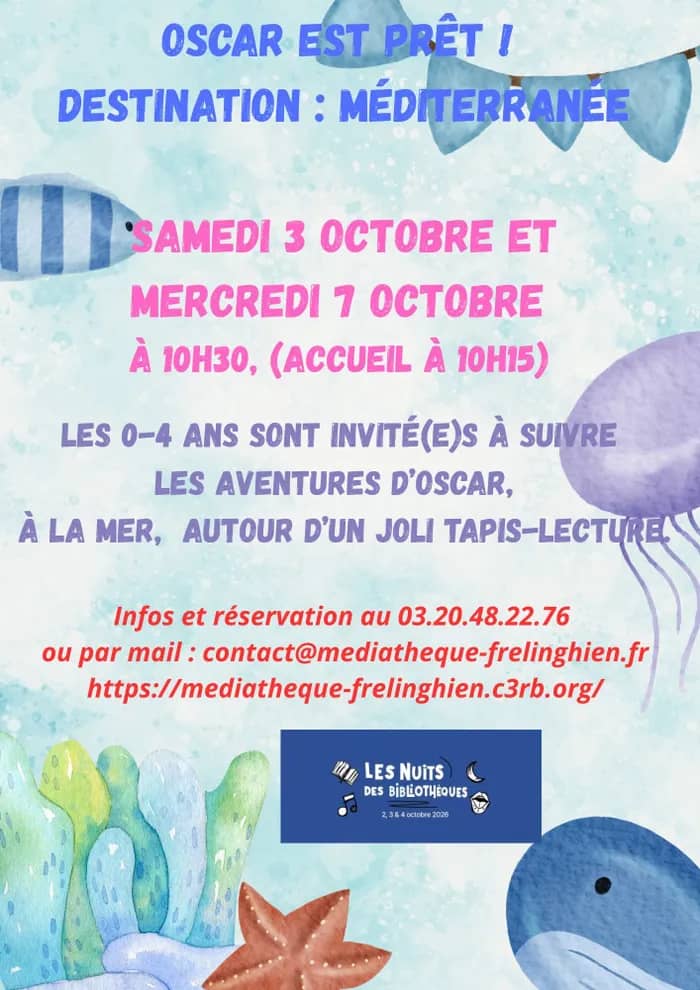 Illustration de l'événement : Tapis-lecture pour les 0-4 ans