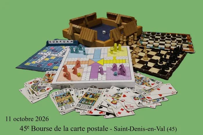 Illustration de l'événement : "Jouer en Loiret et alentours" - 45ème Bourse de la carte postale
