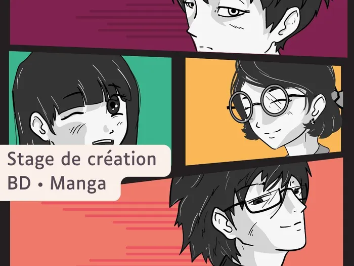 Illustration de l'événement : Stage de deux jours "Création BD et manga"