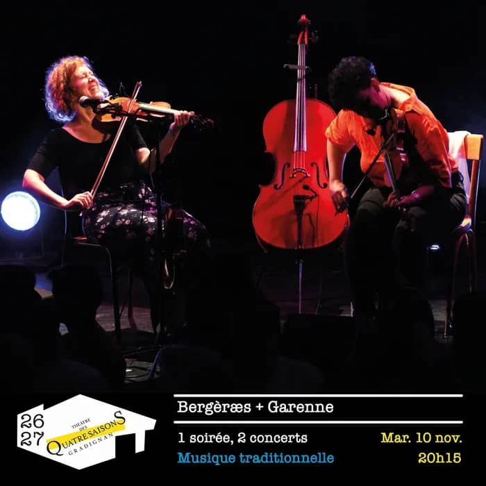 Illustration de l'événement : Concert musique trad : Bergèræs + Garenne