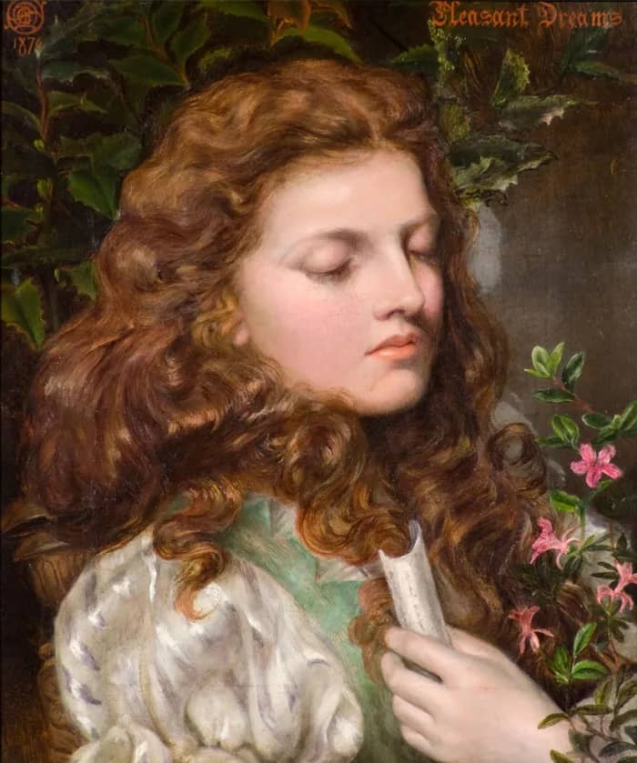 Illustration de l'événement : Papoter sans faim - Préraphaélisme—Itinéraires féminins